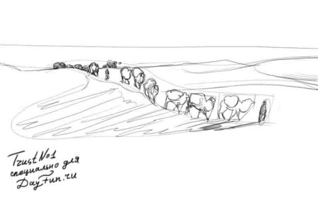 Рисование с ребенком пустыни