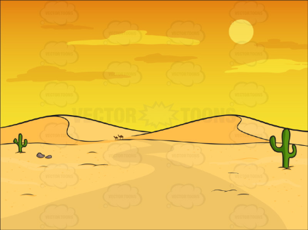 Рисунок пустыни карандашом