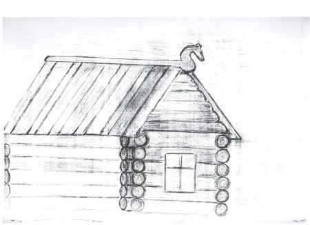 Убранство русской избы рисунки