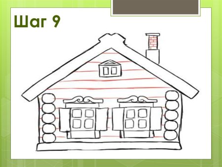 Русская изба изо