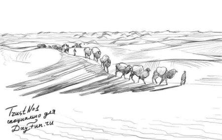 Рисунок на тему пустыни