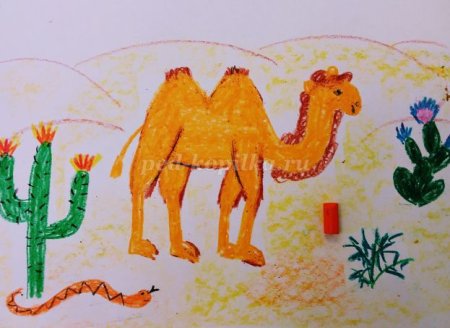 Рисование пустыня