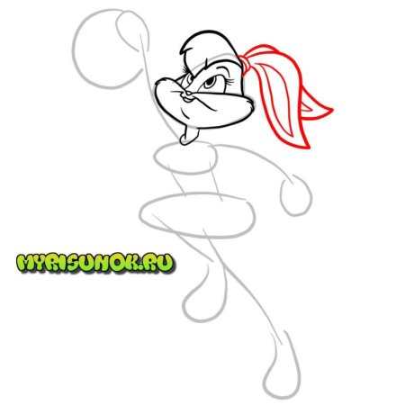 Лола Банни рисунок пошагово