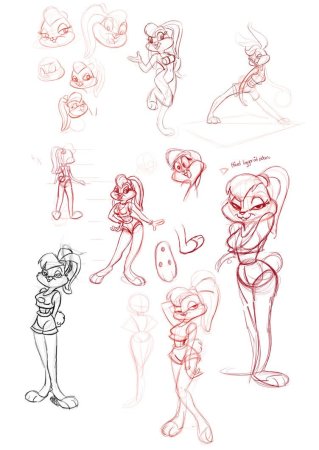 Скетч Лола Банни