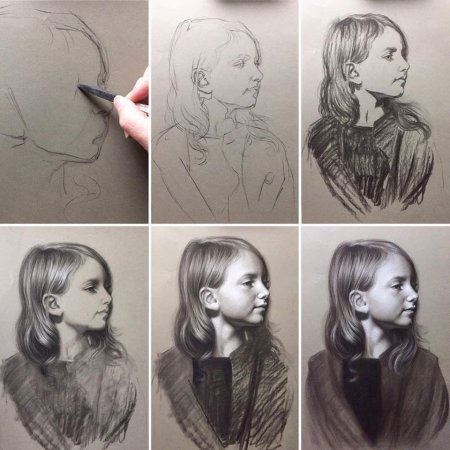 Техника рисования портрета