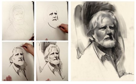 Nathan Fowkes Charcoal