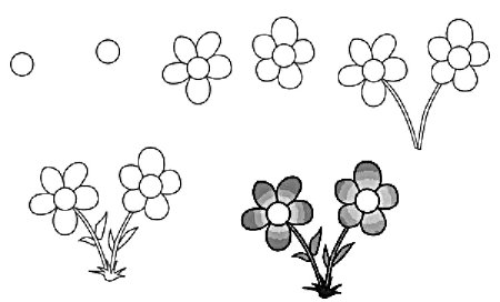 Рисование травка