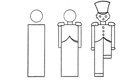 Оловянный солдатик рисунок