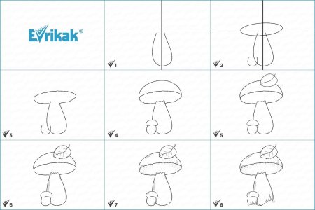 Поэтапное рисование для дошкольников
