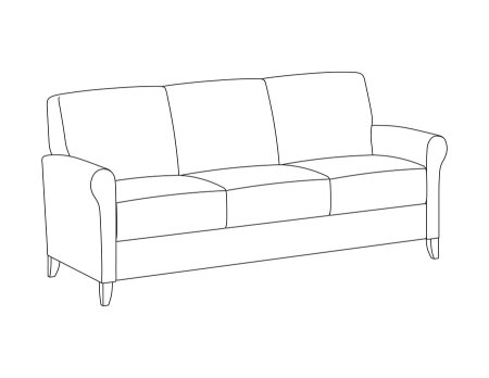 Диван карандашом для детей поэтапно