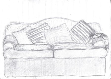 Эскиз дивана