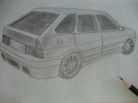 Чертеж Лада ВАЗ 2114