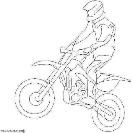 Раскраска питбайк CR SX 150