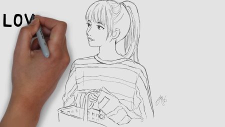 How to draw BLACKPINK Lisa