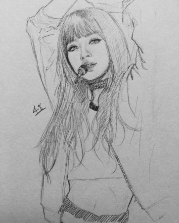 Портрет Блэк Пинк