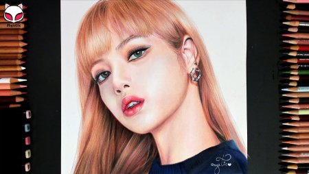 Рисовать Lisa BLACKPINK