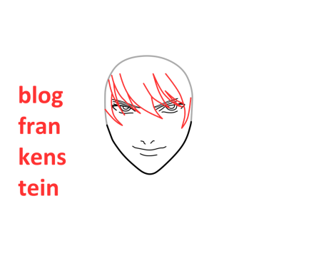 Рисунок Ягами Лайта поэтарно