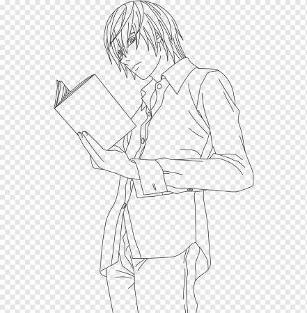 Тетрадь смерти раскраска Мелло