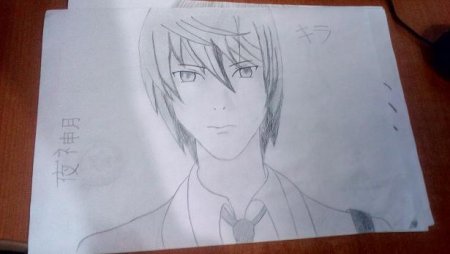 Тетрадь смерти нарисовать карандашом поэтапно