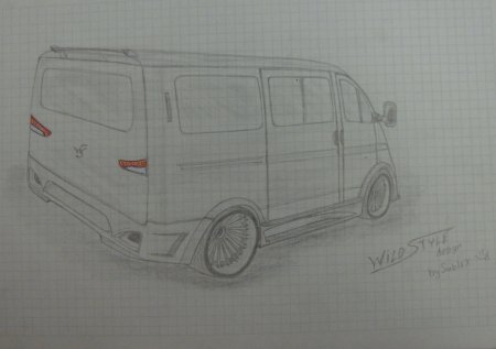 Газель Соболь рисунок