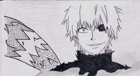 Нарисовать Канеки