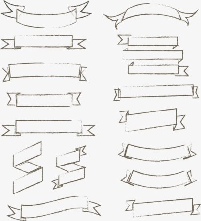 Рисунок ленты поэтапно