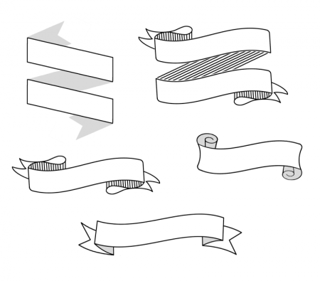 Лента раскраска