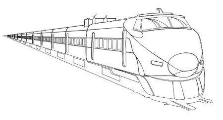 Рисование поезд старшая группа поэтапно