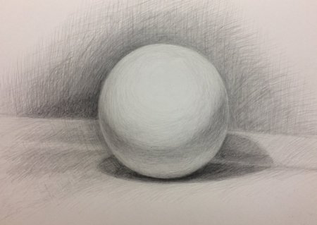 Поэтапное построение шара