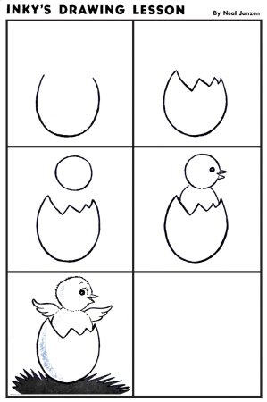 Алгоритм рисования для дошкольников