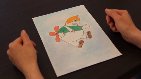 Малыш и Карлсон рисунок