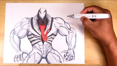 Анти Веном срисовать