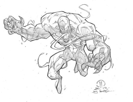 Раскраска Мстители Веном