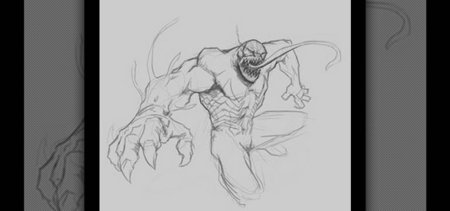 Человек паук и Веном рисунок