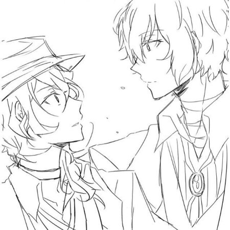 Комиксы бродячие псы Soukoku