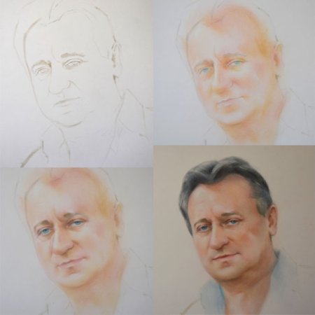 Портрет маслом на холсте для начинающих