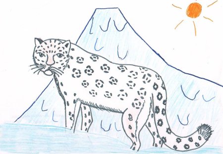 Поэтапное рисование Барса