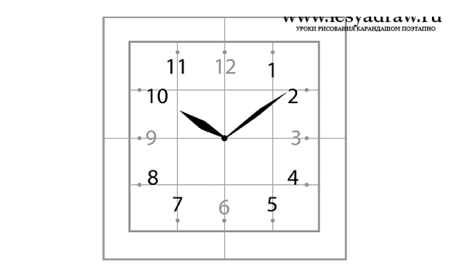 Аппликация будильник