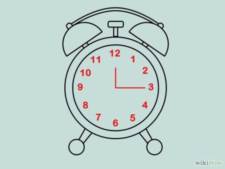 Поэтапное рисование часов для детей