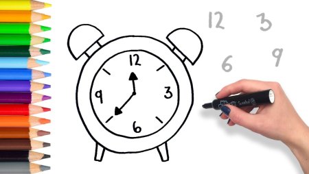 Часы для рисования
