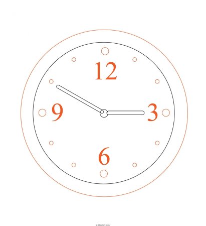 Будильник рисунок карандашом