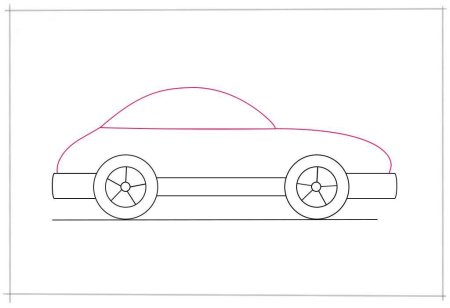 Машина рисунок простой