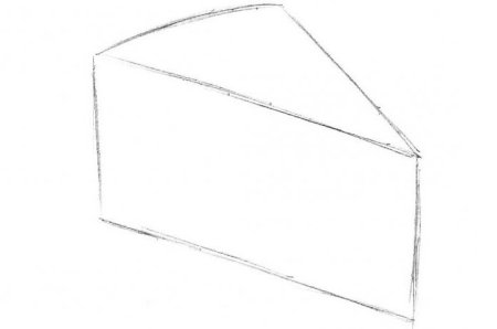 Рисунок сыра карандашом