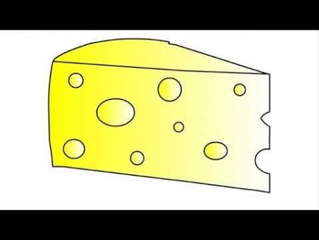 Сыр рисунок легкий