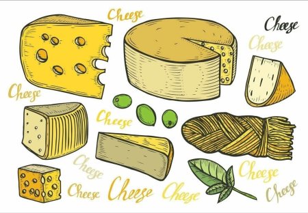 Кусочек сыра скетч