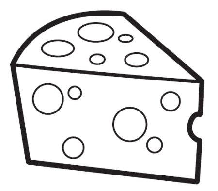 Векторные этикетки для сыра