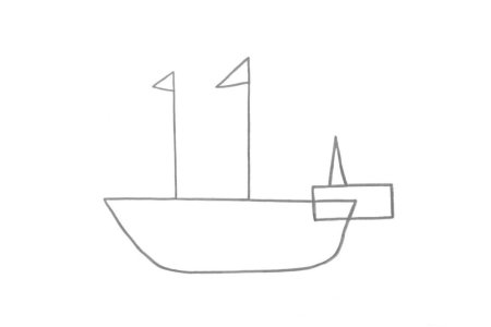 Рисование корабля для детей