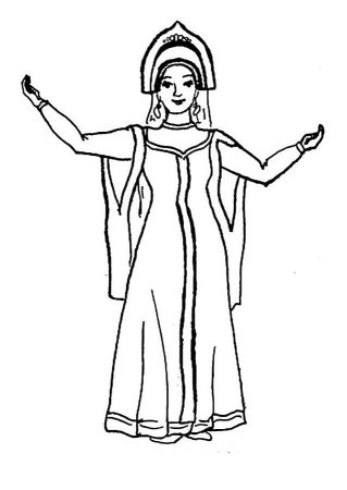 Аленький цветочек раскраска