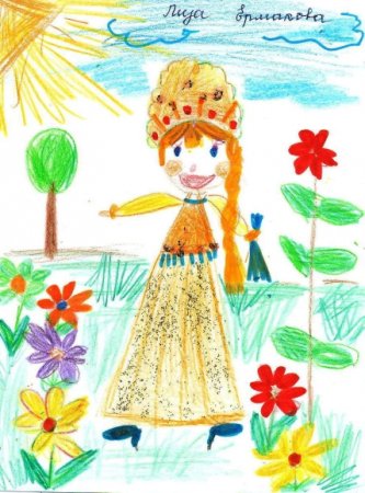 Раскраска царевны Василиса