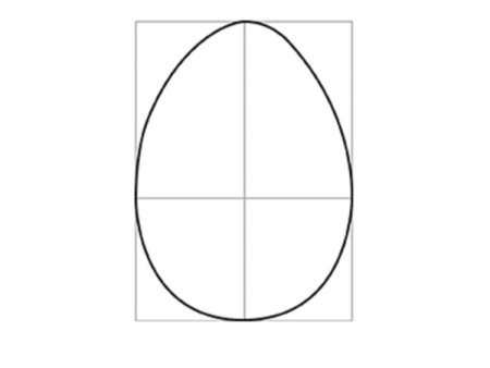 Этапы рисования пасхального яйца